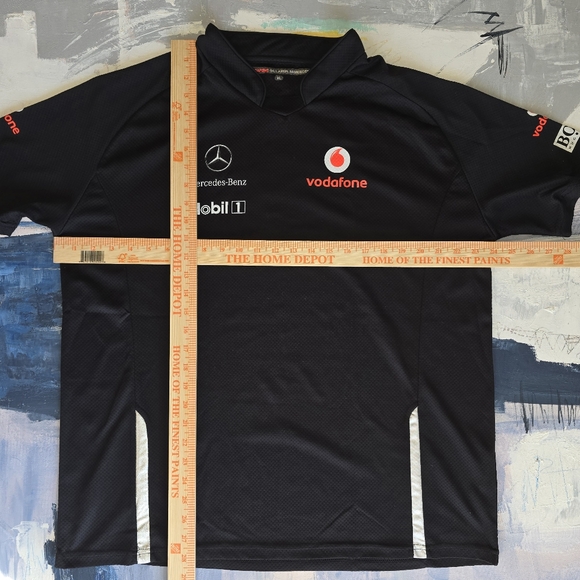 McLaren Mercedes F1 Racing Shirt Top Size XL Good Condition Hugo Boss - Picture 5 of 5